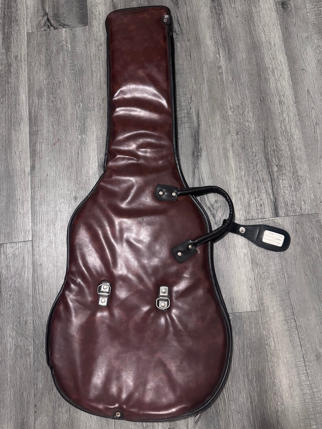 Vintage Yamaha Leather Electric Guitar Travel Bag