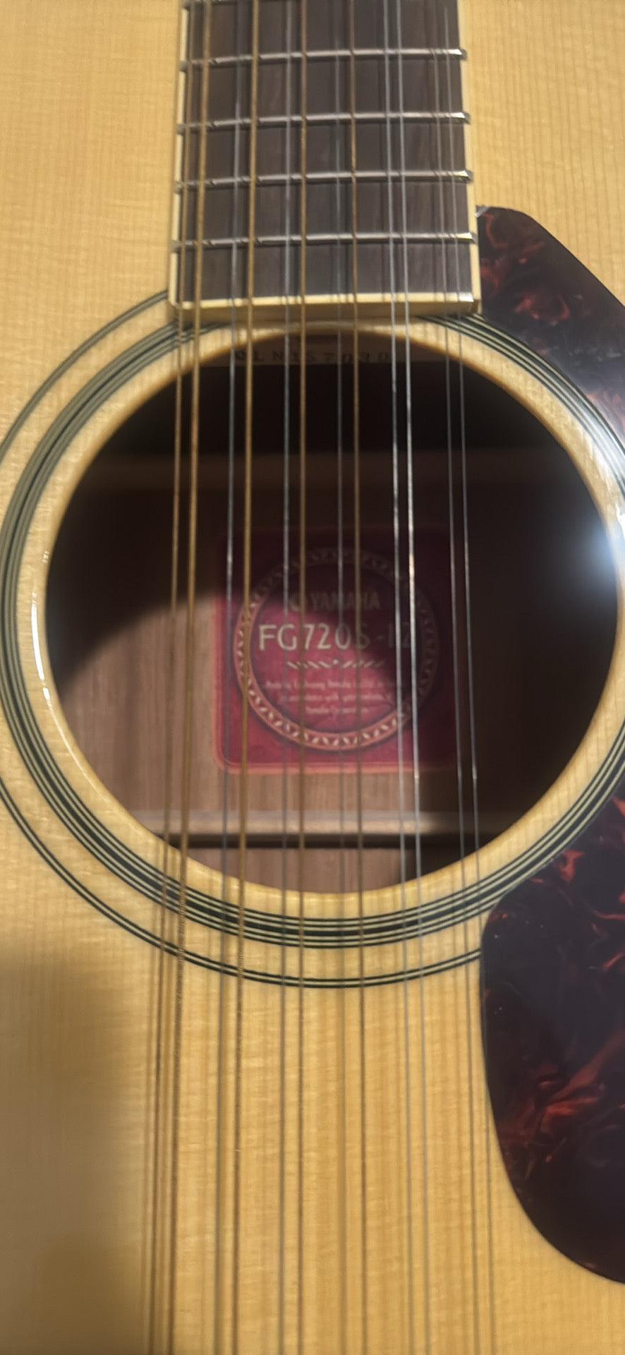 Yamaha 12-String Acoustic Model FG720s12 *MINT*