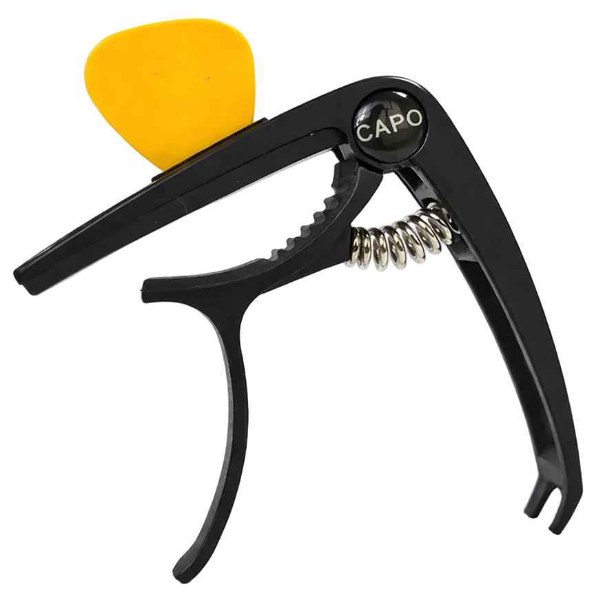 Capo With Pick Holder