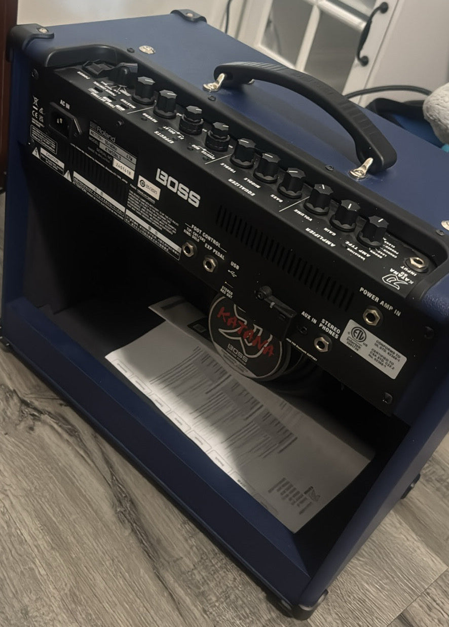 Boss Katana 50w Gen 3 Limited Edition Blue