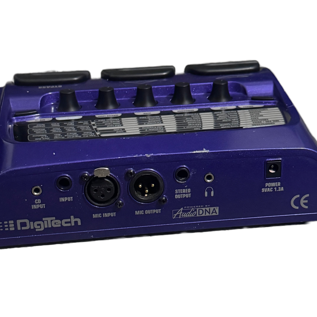 Purple Digitech Vocal 300 Effects Processor Powered By DNA