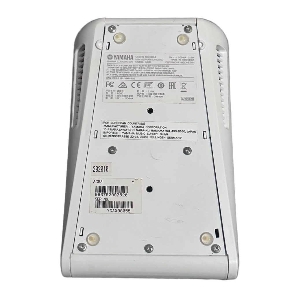 Yamaha Corporation AG03 Mixing Console / Board - Excellent Condition